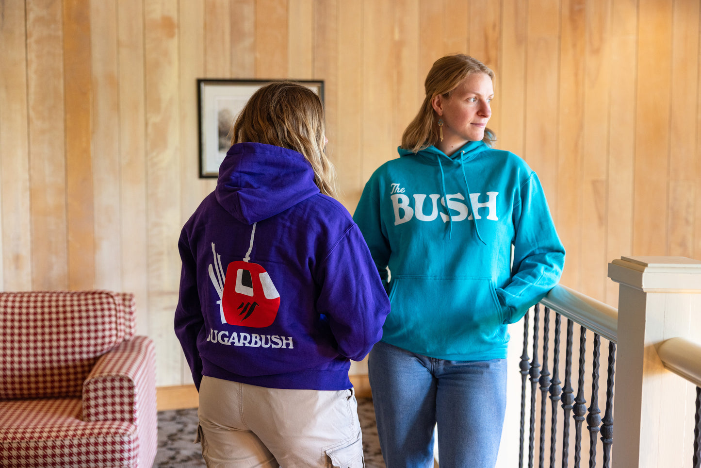 Bush hoodie aqua
