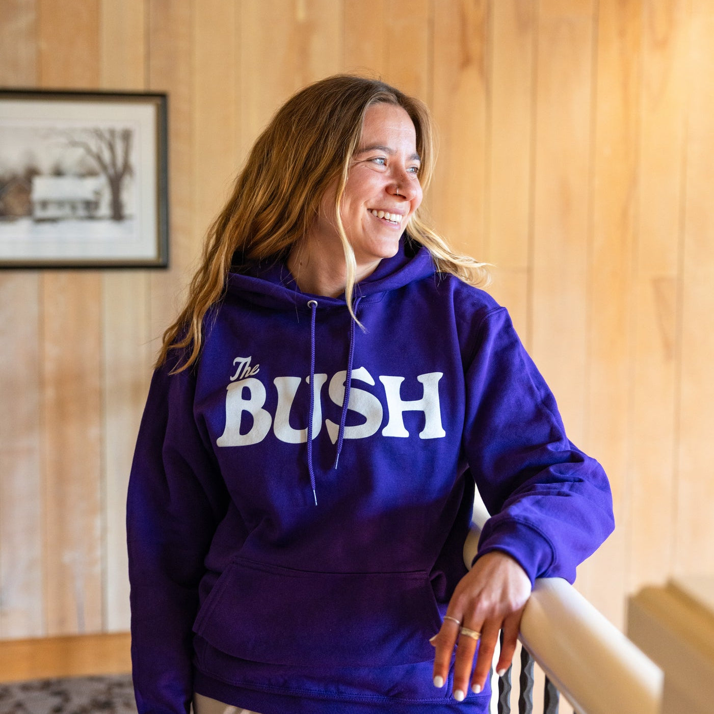 Bush hoodie purple