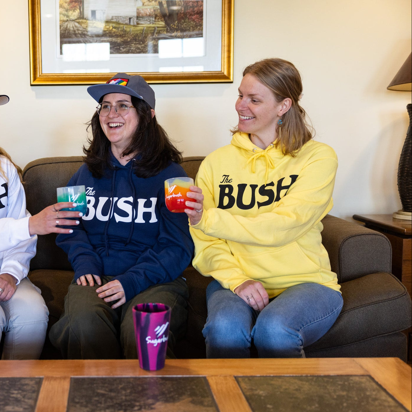 Bush hoodie yellow