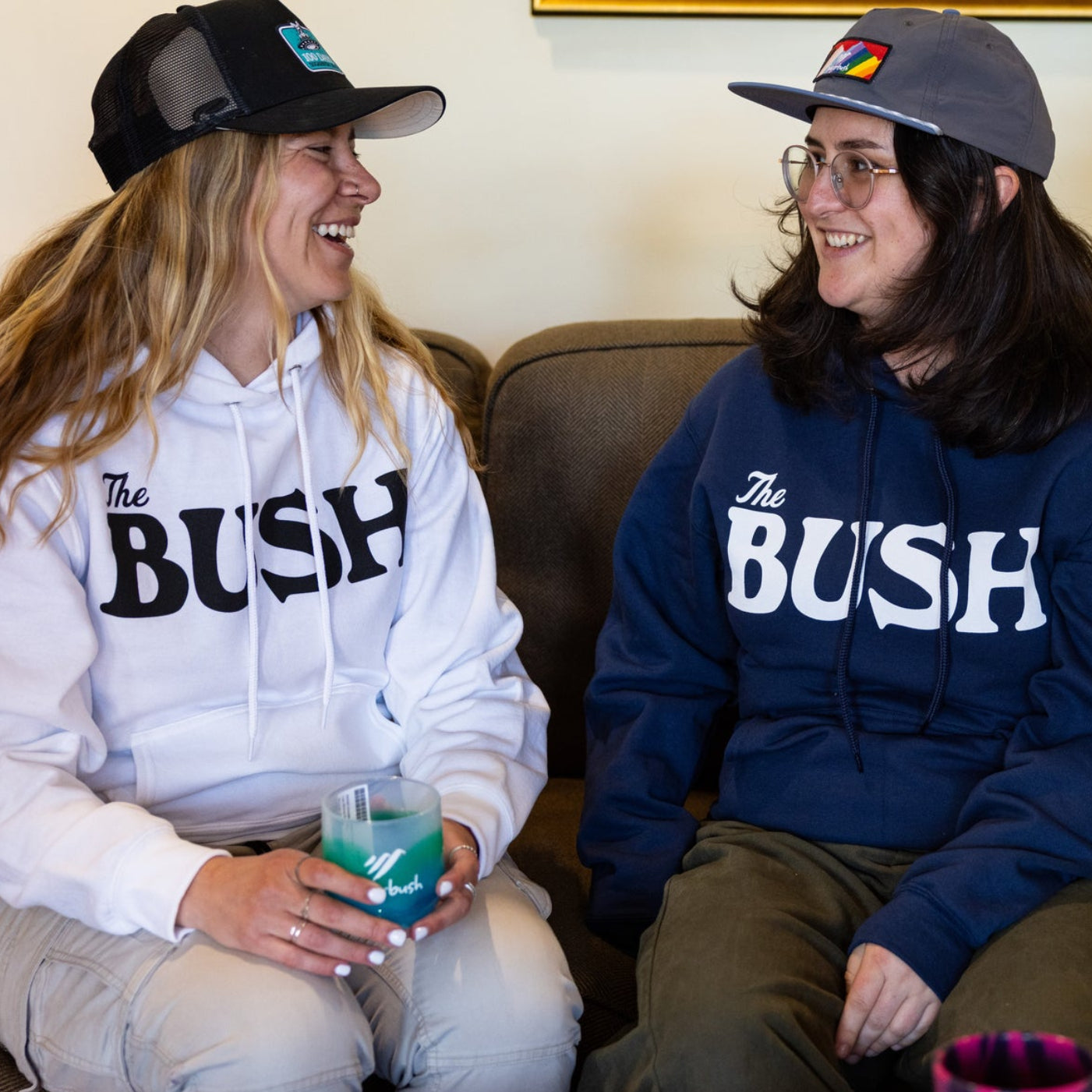 Bush hoodie white