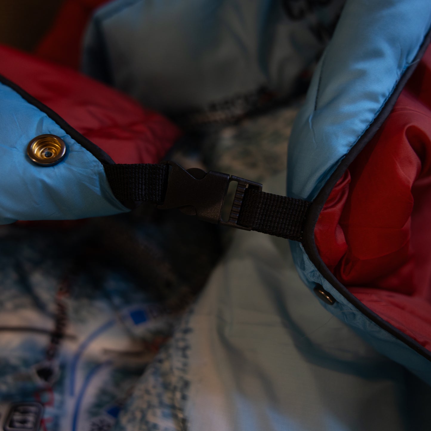 Sugarbush Official Trail Map Blanket with Bag. 75 inches x 50 inches