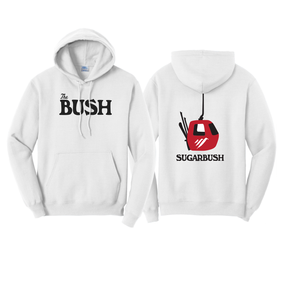 Bush hoodie white