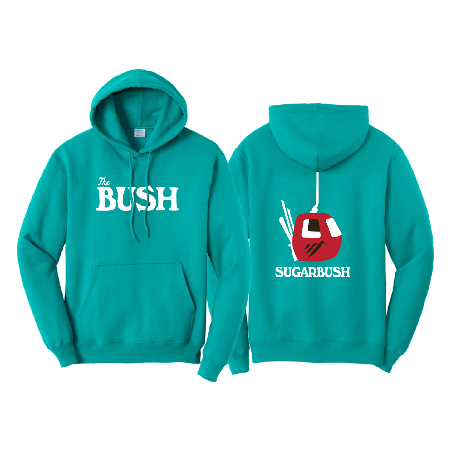 Bush hoodie aqua