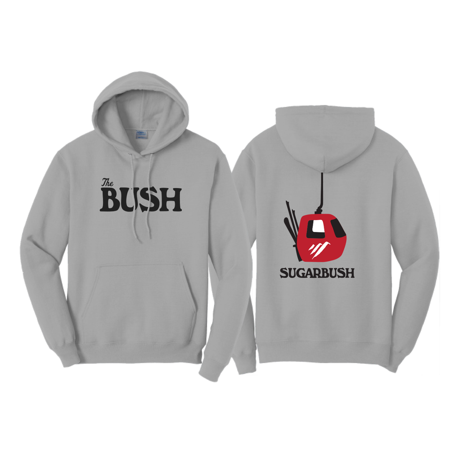 Bush hoodie silver