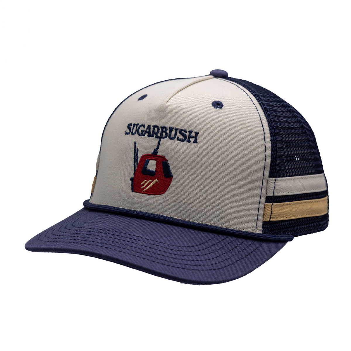 Sugarbush 2 bar Stone Slate Trucker Hat