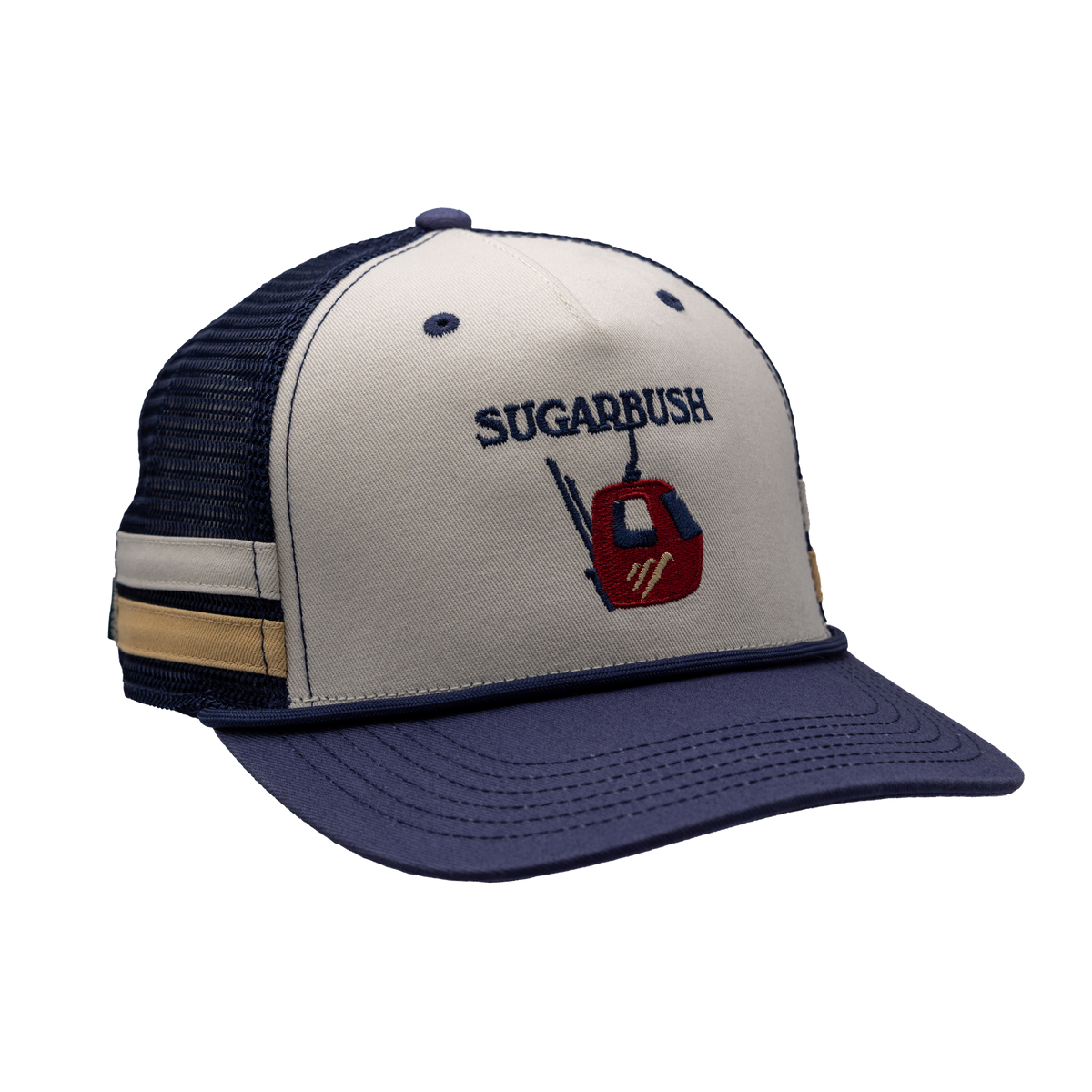 Sugarbush 2 bar Stone Slate Trucker Hat