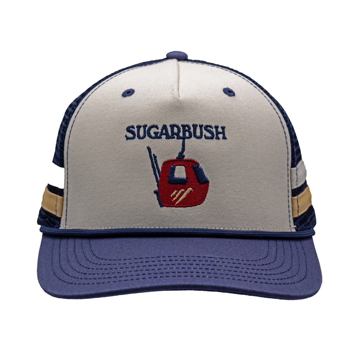 Sugarbush 2 bar Stone Slate Trucker Hat