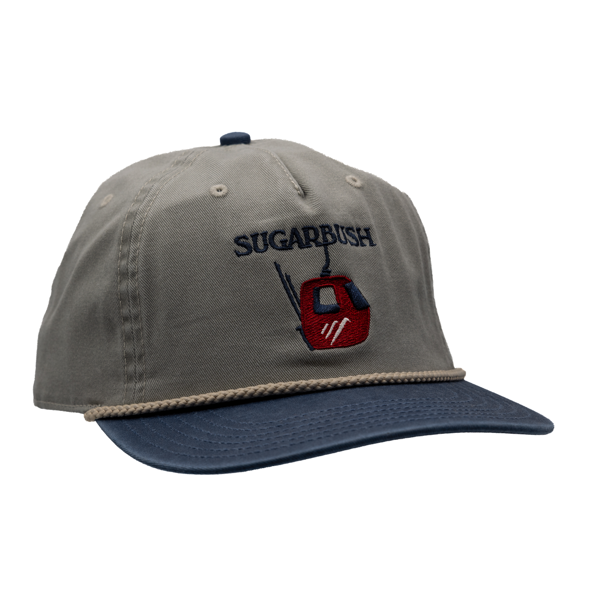 Sugarbush Skully Pepple and Navy Ball Cap w Curved Brim