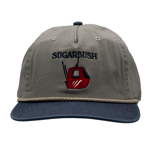 Sugarbush Skully Pepple and Navy Ball Cap w Curved Brim