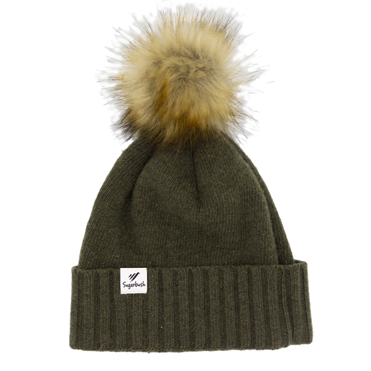 Sugarbush Knit Hat Mackay Pom Verde