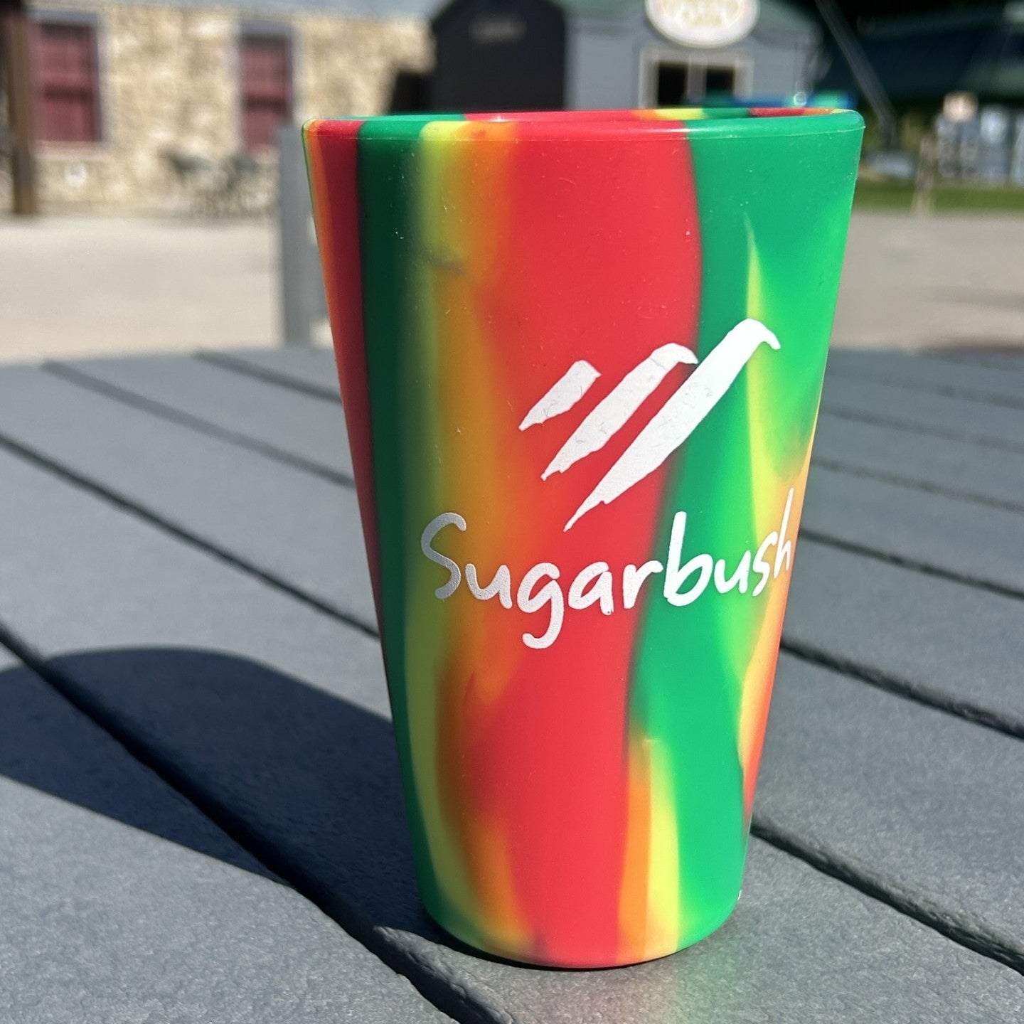 Sugarbush Silicone 16 oz. Pint Glass Hibiscus