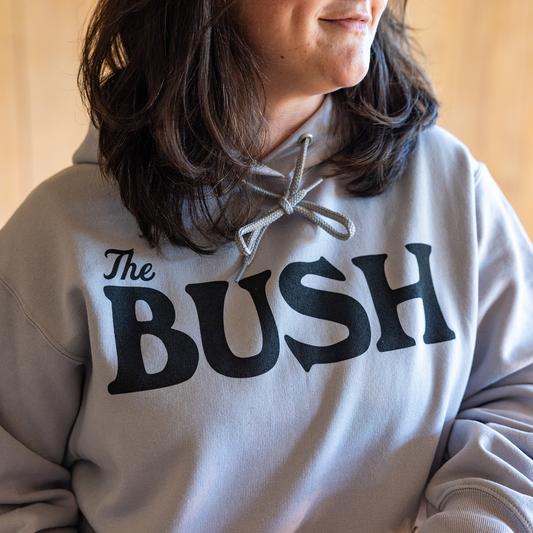 Bush hoodie silver