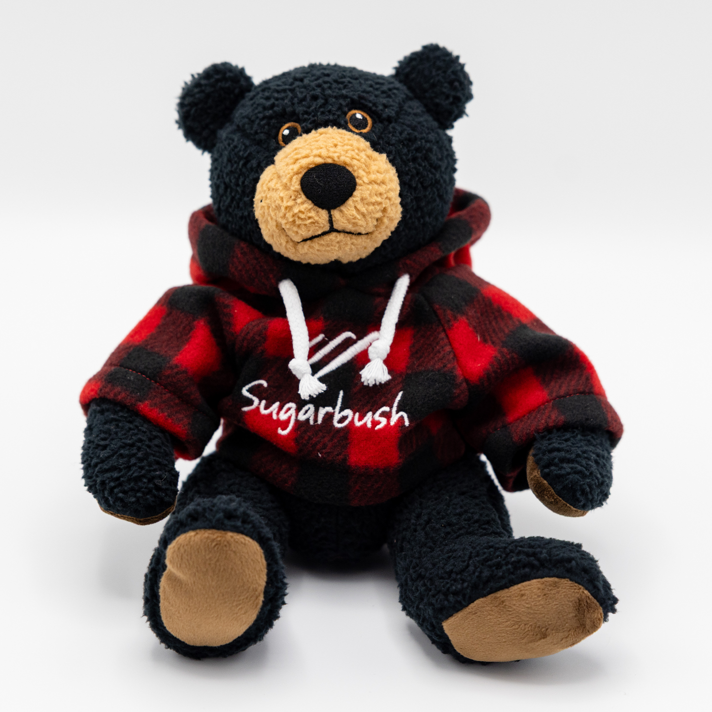 Logo Hoody Stuffed Curly Bear