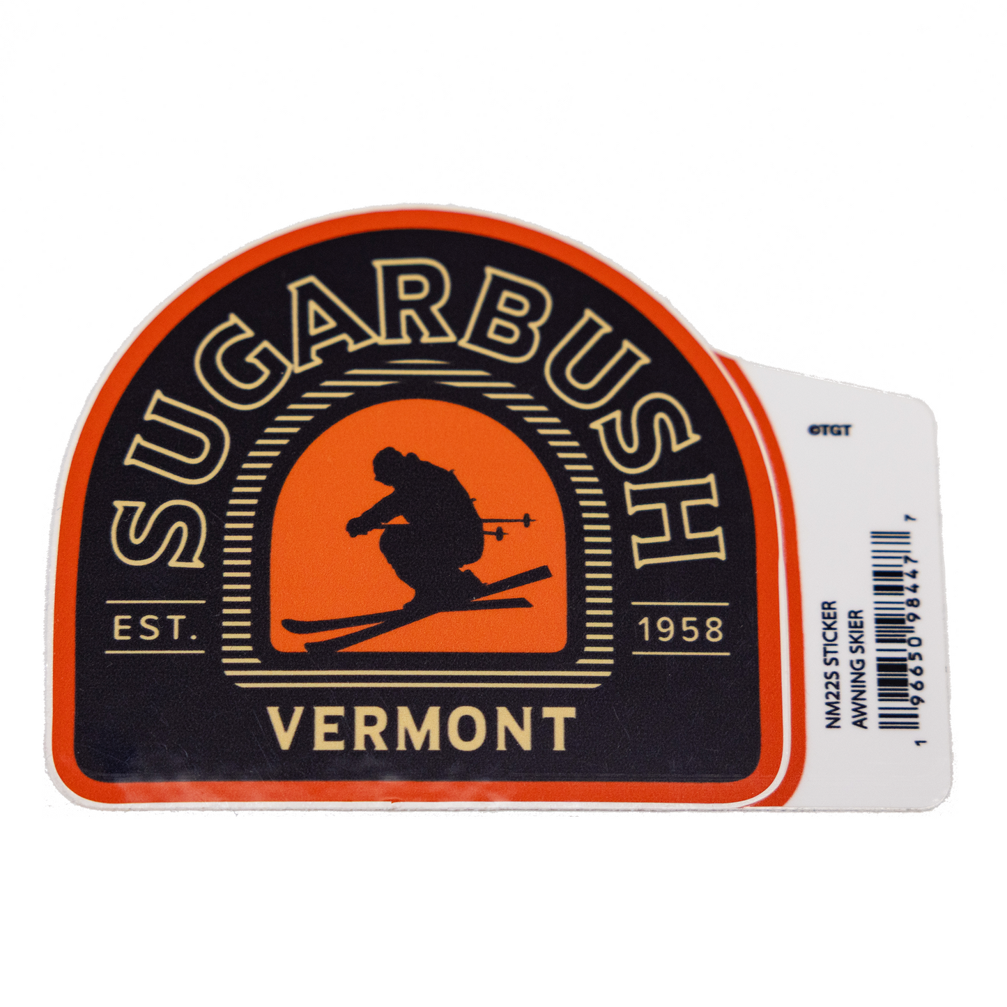 Awning Skier sticker