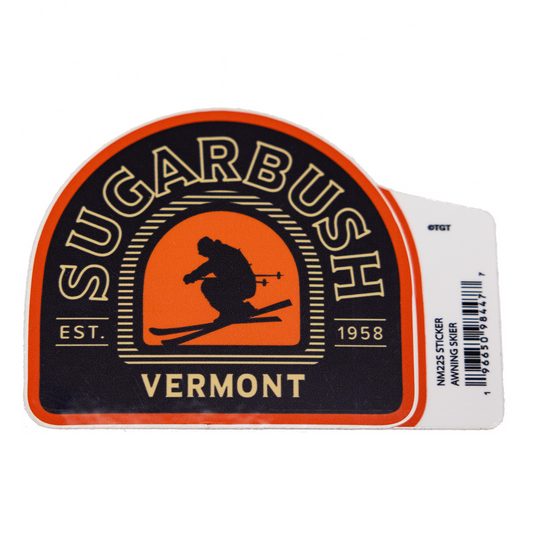 Awning Skier sticker