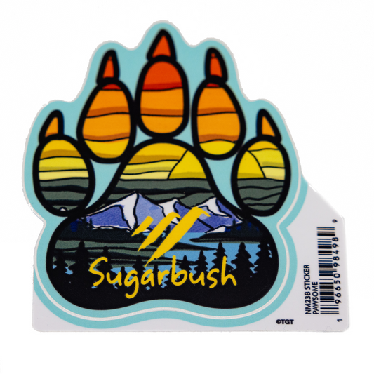 Pawsome Sugarbush sticker