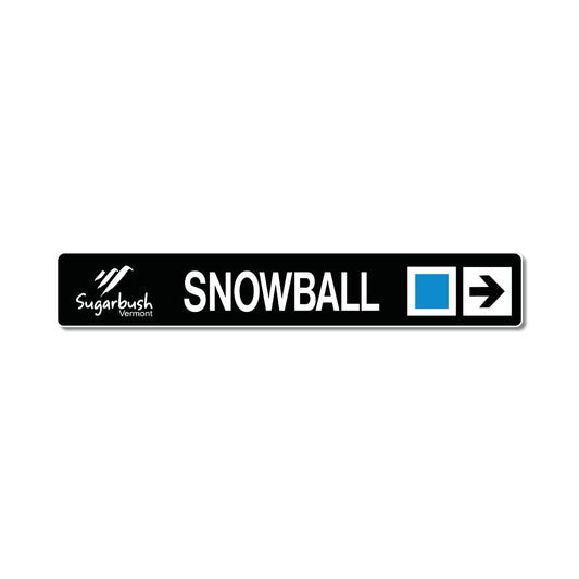 Snowball Trail Sign