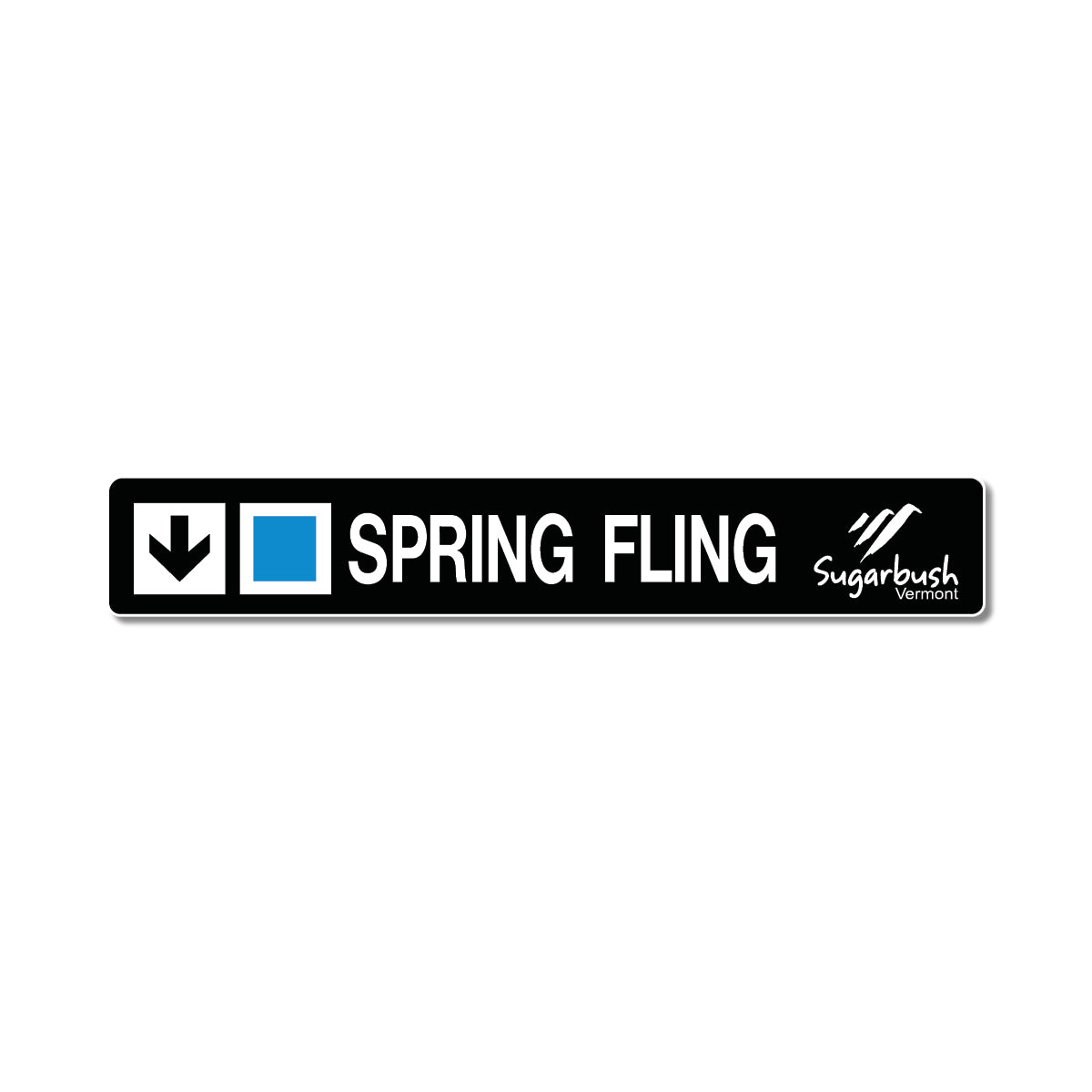 Spring Fling Trail Sign